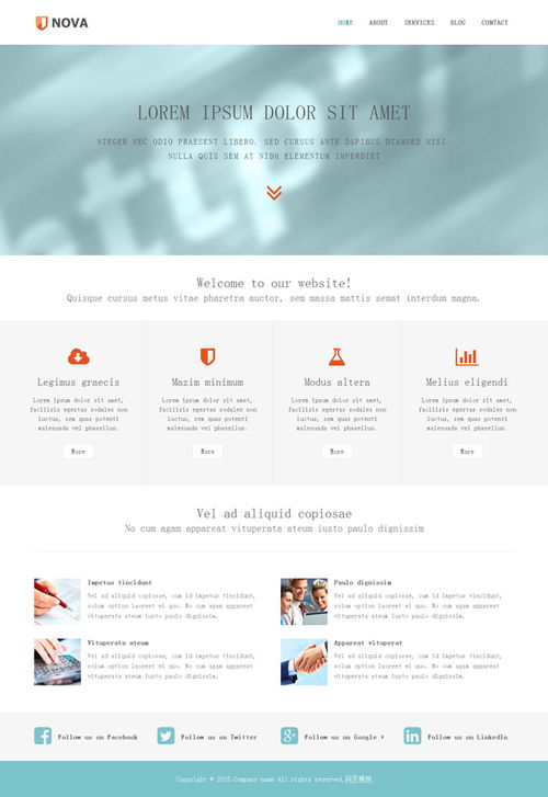 商務(wù)咨詢(xún)公司專(zhuān)屬Bootstrap模板 高效構(gòu)建專(zhuān)業(yè)在線(xiàn)形象